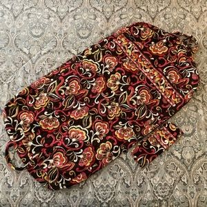 NWOT Vera Bradley Puccini Garment and Curling Iron Flatbrush Cover